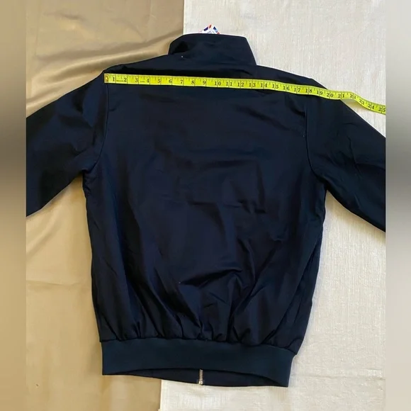 NWT Harrington Zip Jacket Dark Navy Blue Large - Picture 5 of 9